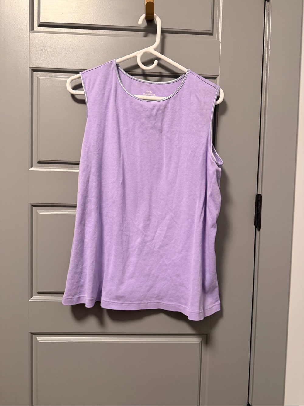 CJ Banks Find Your Fit Lavender Sleeveless Tank Top 1X